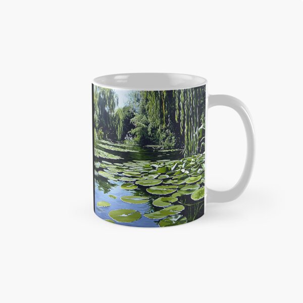 Item preview, Pond, Lily Pads, And Weeping Willows Digital Art designed and sold by DEC02.