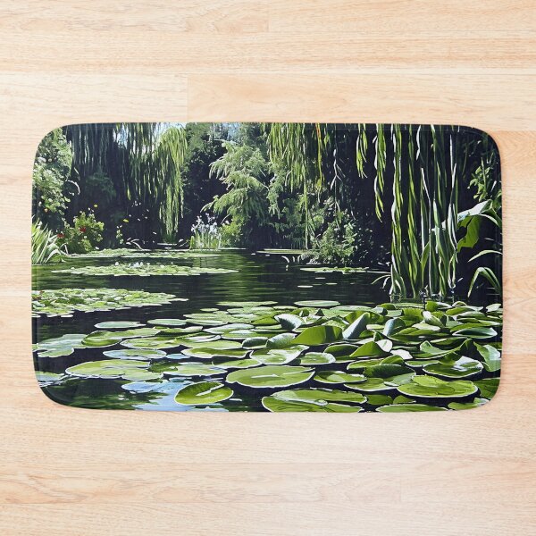 Item preview, Pond, Lily Pads, And Weeping Willows Digital Art designed and sold by DEC02.
