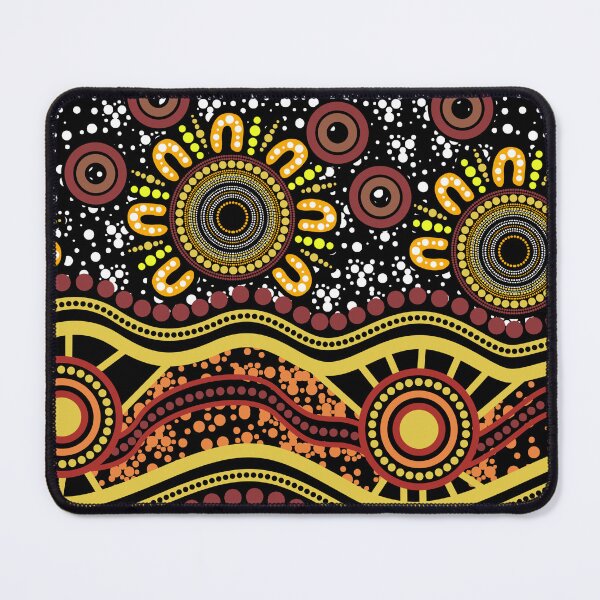 Item preview, Aboriginal Rarrk Goanna Red Orange designed and sold by AboriginalartVI.