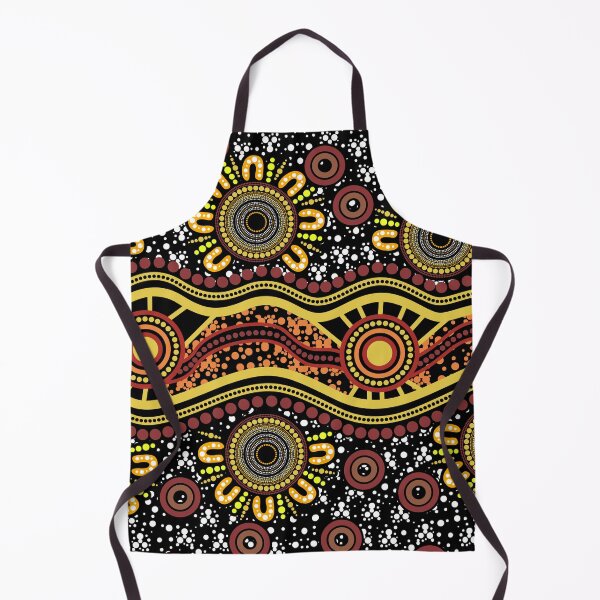 Item preview, Aboriginal Rarrk Goanna Red Orange designed and sold by AboriginalartVI.
