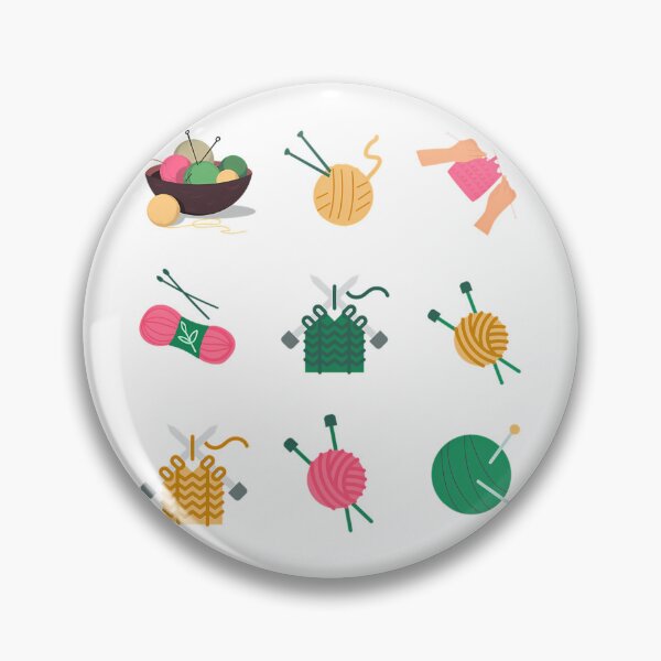 Item preview, Knitting Icons Seamless Pattern designed and sold by atvbmshvd86.