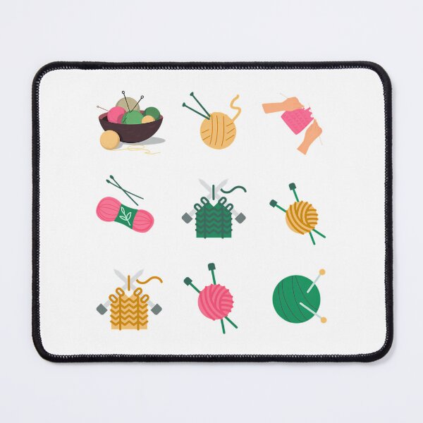 Item preview, Knitting Icons Seamless Pattern designed and sold by atvbmshvd86.