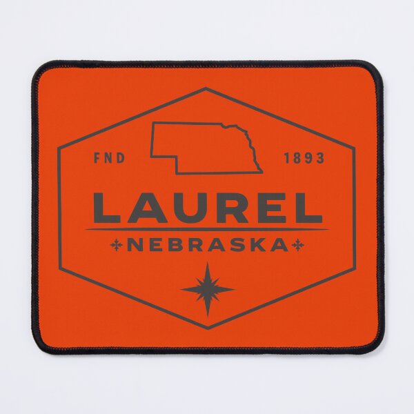 Item preview, Laurel Nebraska Vintage Travel Emblem designed and sold by American Travels.