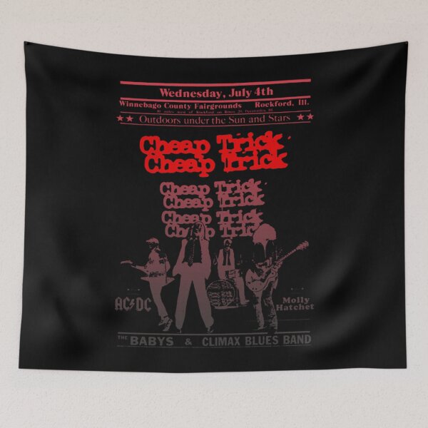 Item preview, Cheap Trick concert poster T-Shirt designed and sold by JeanGoff.