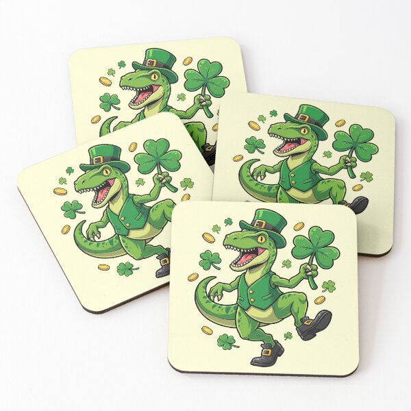 Item preview, Funny St Patricks Day T Rax Leprechaun designed and sold by Imaginationbeyond.
