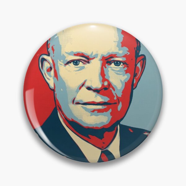 Item preview, Dwight D. Eisenhower Hope Style Retro Poster Art designed and sold by Anya Byron.