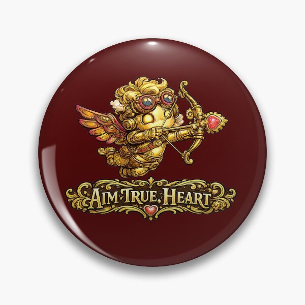 Item preview, Aim True, Heart – Clockwork Cupid designed and sold by The Visual Syllabus.