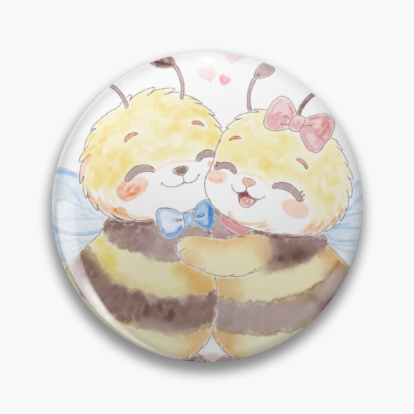 Item preview, Adorable Bee Couple Embrace designed and sold by PallaviS.
