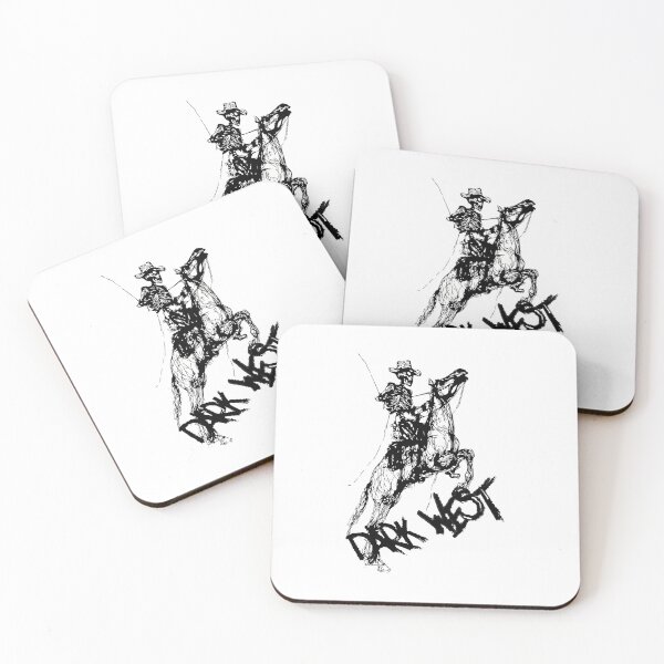 Item preview, cowboy skeleton and horse designed and sold by AlayneLenore.