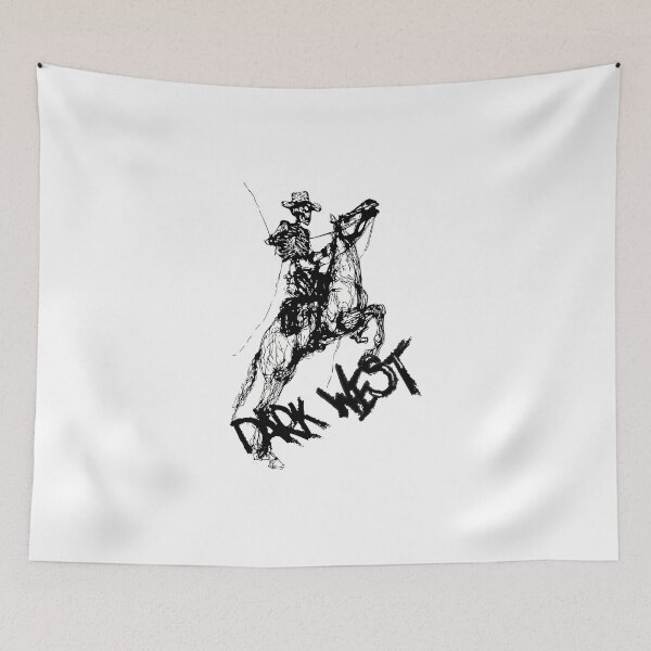 Item preview, cowboy skeleton and horse designed and sold by AlayneLenore.