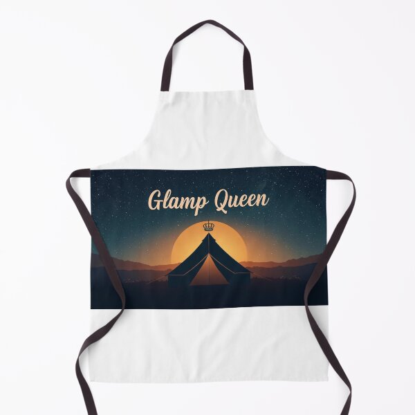 Item preview, Glamp Queen Tent Crown Sunset T-Shirt | Glam Camping Hoodie Gift designed and sold by Falconwolf.