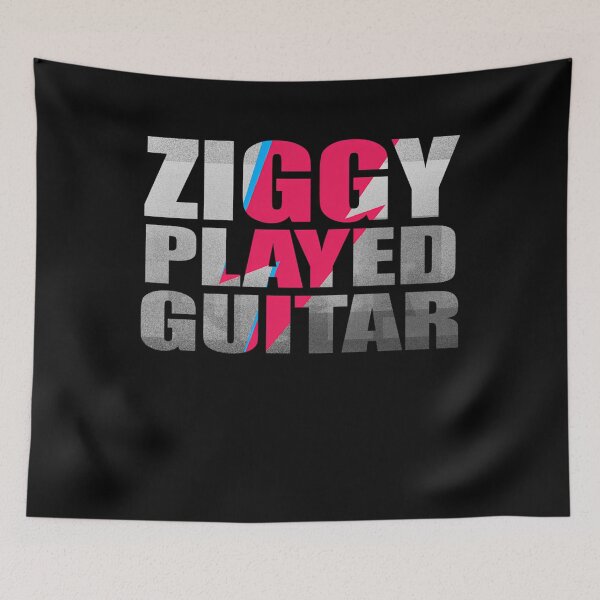 Item preview, Ziggys Played Guitar On Black designed and sold by BINUKABRO.