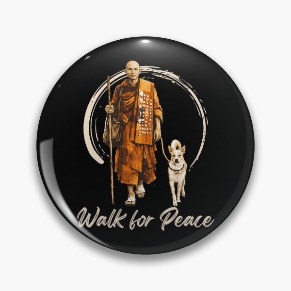 Item preview, Peace Walking Monks and Aloka Dog Walk for Peace designed and sold by CristHuds.