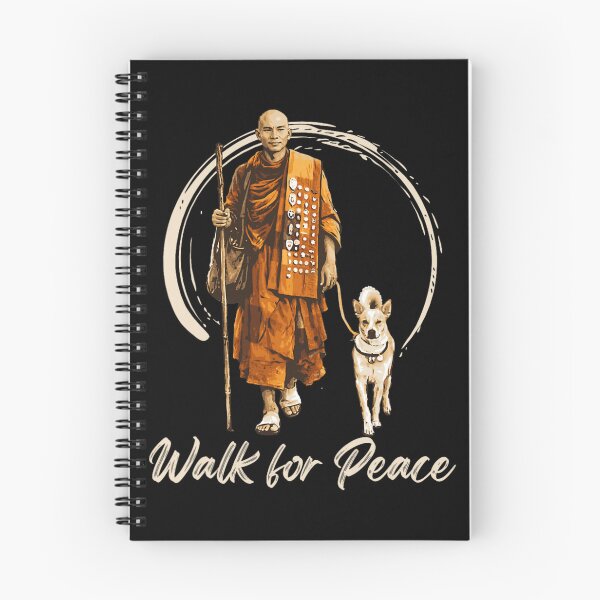 Item preview, Peace Walking Monks and Aloka Dog Walk for Peace designed and sold by CristHuds.