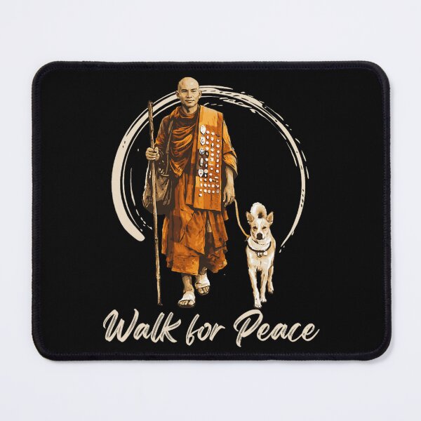 Item preview, Peace Walking Monks and Aloka Dog Walk for Peace designed and sold by CristHuds.