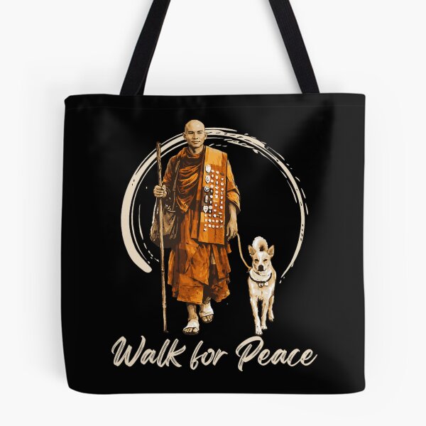Item preview, Peace Walking Monks and Aloka Dog Walk for Peace designed and sold by CristHuds.