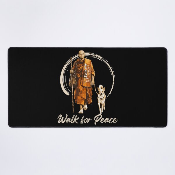 Item preview, Peace Walking Monks and Aloka Dog Walk for Peace designed and sold by CristHuds.
