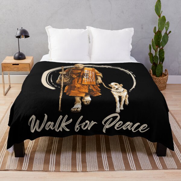 Item preview, Peace Walking Monks and Aloka Dog Walk for Peace designed and sold by CristHuds.