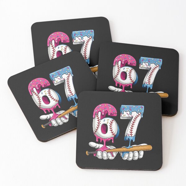 Item preview, Baseball 67 Ice Cream Drip Six Seven Boys Funny Meme  designed and sold by FrankIsabel.