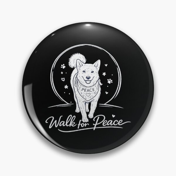 Item preview, Peaceful Aloka Dog Walk for World Peace with Hope and Love designed and sold by CristHuds.