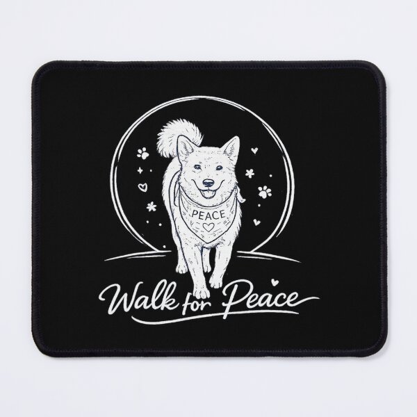 Item preview, Peaceful Aloka Dog Walk for World Peace with Hope and Love designed and sold by CristHuds.