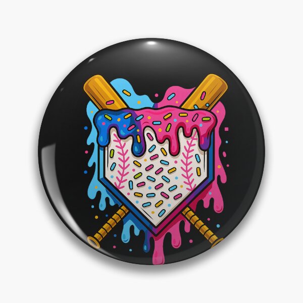 Item preview, Baseball Boys Ice Cream Drip Baseball  designed and sold by FrankIsabel.