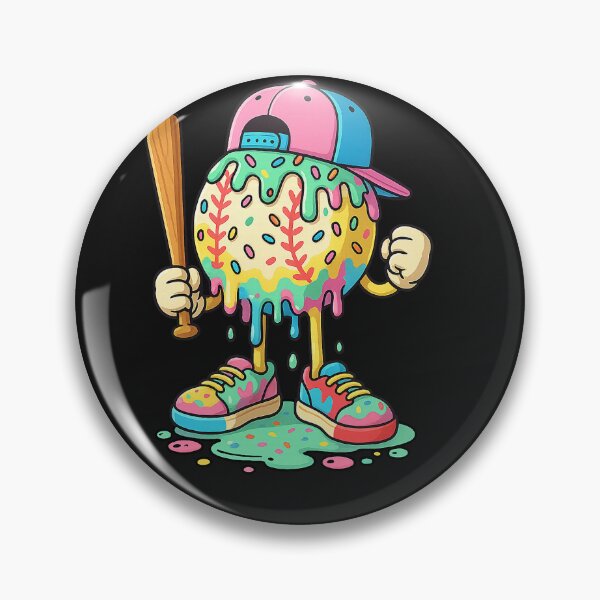 Item preview, Baseball Boys Ice Cream Drip Baseball  designed and sold by FrankIsabel.