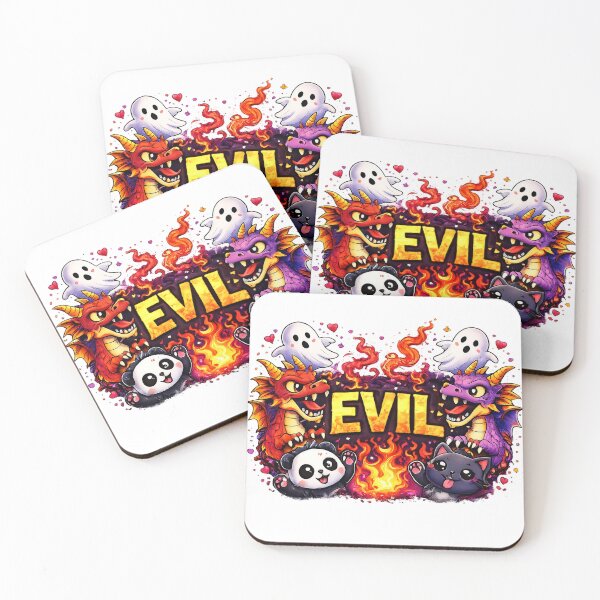 Item preview, EVIL Cute Ghost On Fire With Friends Kawaii Streetwear designed and sold by raevil.