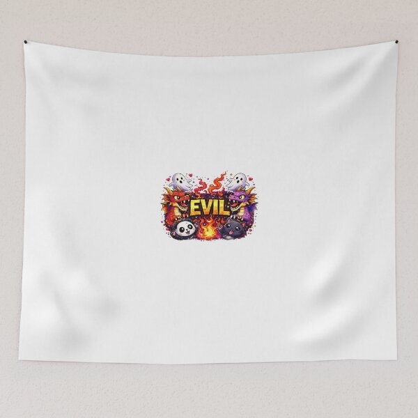 Item preview, EVIL Cute Ghost On Fire With Friends Kawaii Streetwear designed and sold by raevil.