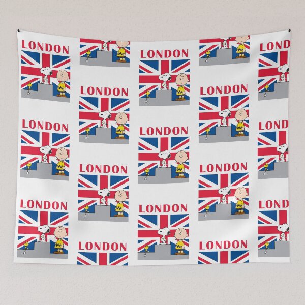 Item preview, Peanuts Team London Union Jack designed and sold by moamaxshop.