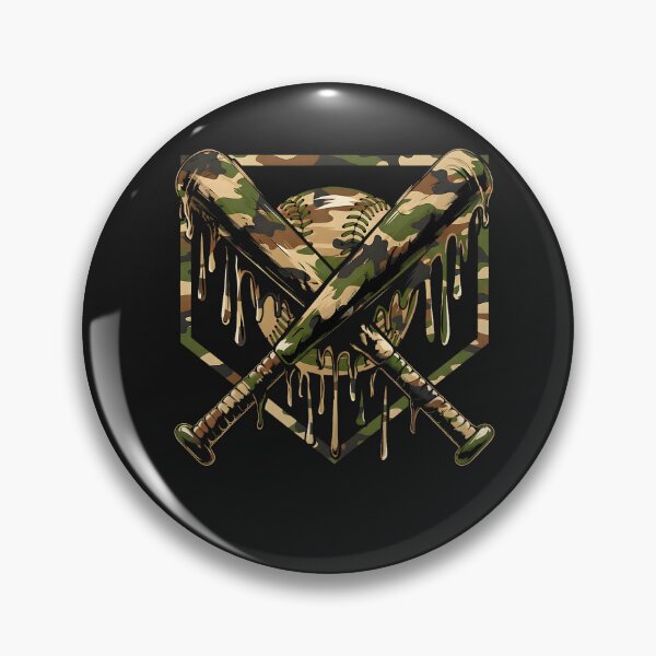 Item preview, Baseball Drip Ice Cream Camo Home Plate Bats Sports Game Day  designed and sold by FrankIsabel.