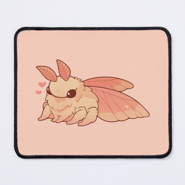 Item preview, Pink fluffy moth designed and sold by Rihnlin.