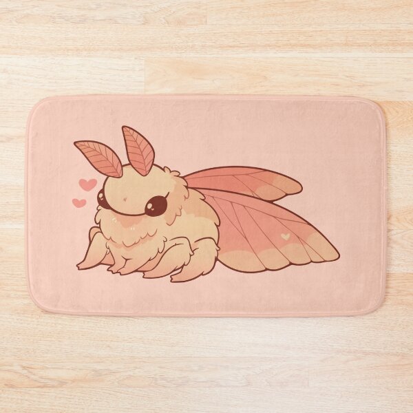 Item preview, Pink fluffy moth designed and sold by Rihnlin.