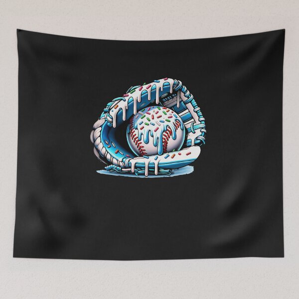 Item preview, Baseball Drip Ice Cream Sprinkles Baseball Glove  designed and sold by FrankIsabel.