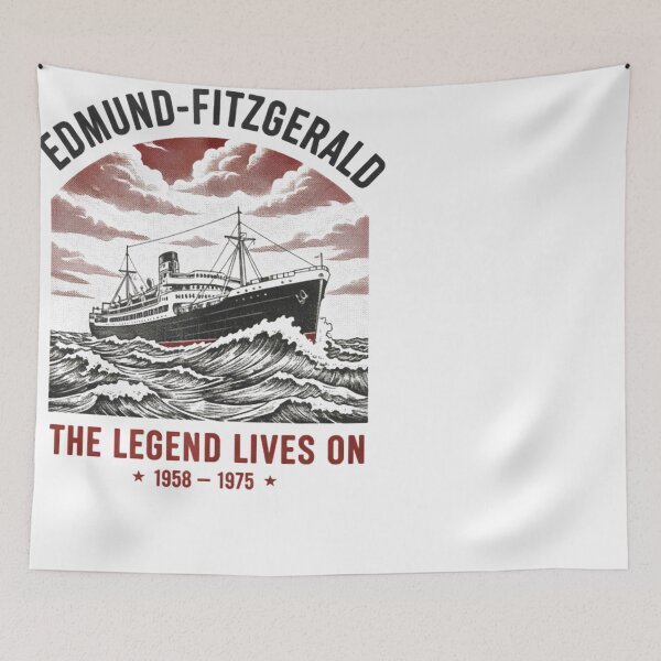 Item preview, Edmund-Fitzgerald T-Shirt designed and sold by AlexandreFische.