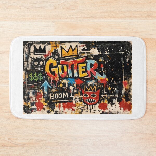 Item preview, Gutter Graffiti Crown Art – Raw Street Expression Wall Art designed and sold by Blackcanvas444.