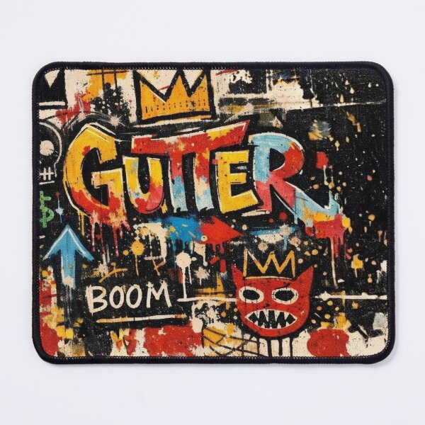 Item preview, Gutter Graffiti Crown Art – Raw Street Expression Wall Art designed and sold by Blackcanvas444.