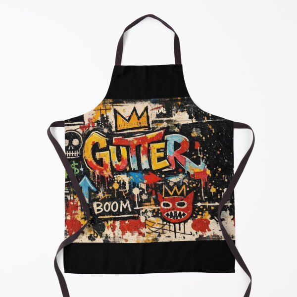 Item preview, Gutter Graffiti Crown Art – Raw Street Expression Wall Art designed and sold by Blackcanvas444.