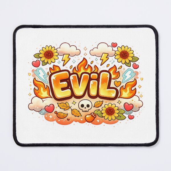 Item preview, EVIL Cute Skull On Fire Kawaii Streetwear designed and sold by raevil.