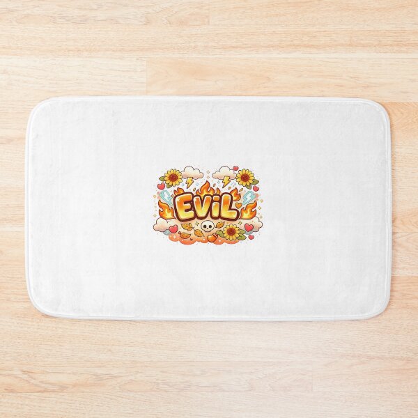 Item preview, EVIL Cute Skull On Fire Kawaii Streetwear designed and sold by raevil.