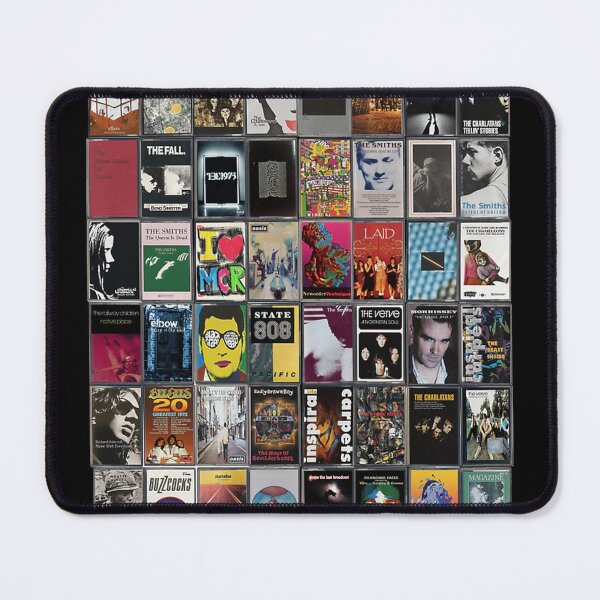 Item preview, Manchester Music - Greatest Manchester Bands - Vintage Cassette Art designed and sold by Aaditya0524.