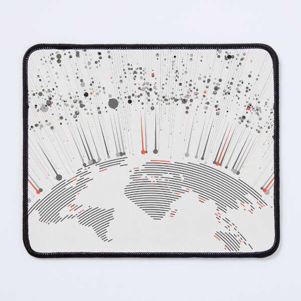 Item preview, big data or digital transformation, lined globe with futuristic iot element  designed and sold by NiamLab.