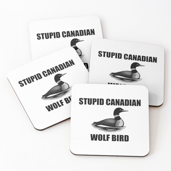 Item preview, Stupid Canadian wolf bird designed and sold by OddPetalCo.