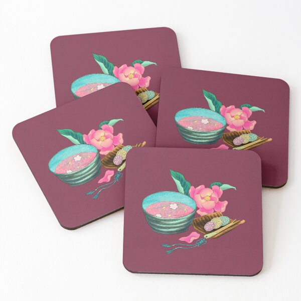 Item preview, Regal Tea: Camellia and Dasik on Purple designed and sold by QamarART Paintings.