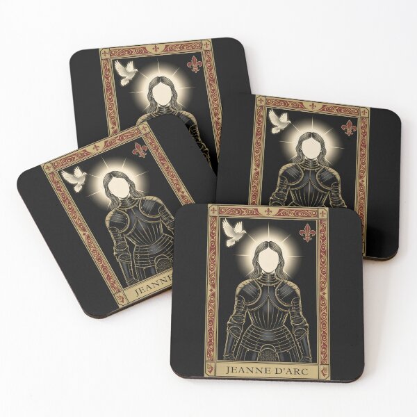 Item preview, Joan of Arc Medieval Saint Tarot Card designed and sold by EnigmaTismArt.