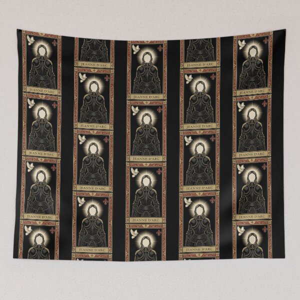 Item preview, Joan of Arc Medieval Saint Tarot Card designed and sold by EnigmaTismArt.