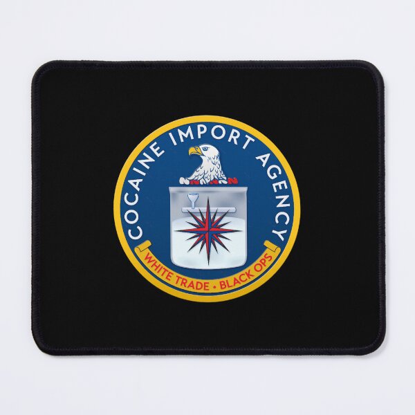 Item preview, CIA Cocain Import Agency Essential White Trade Black Ops Logo designed and sold by Adelzineddine.
