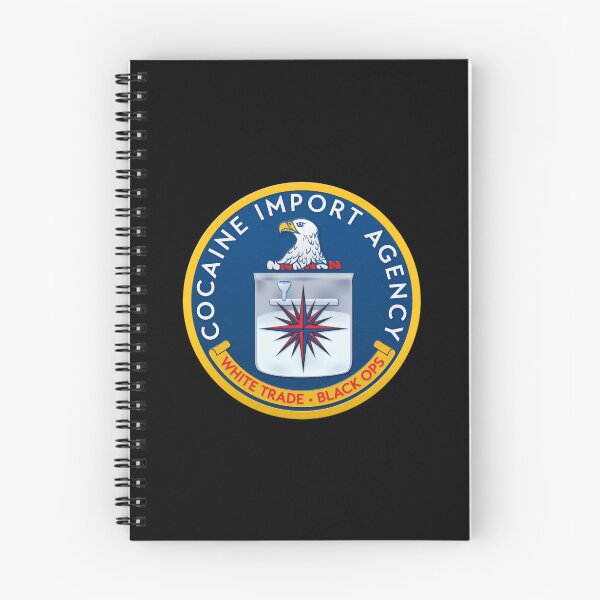 Item preview, CIA Cocain Import Agency Essential White Trade Black Ops Logo designed and sold by Adelzineddine.