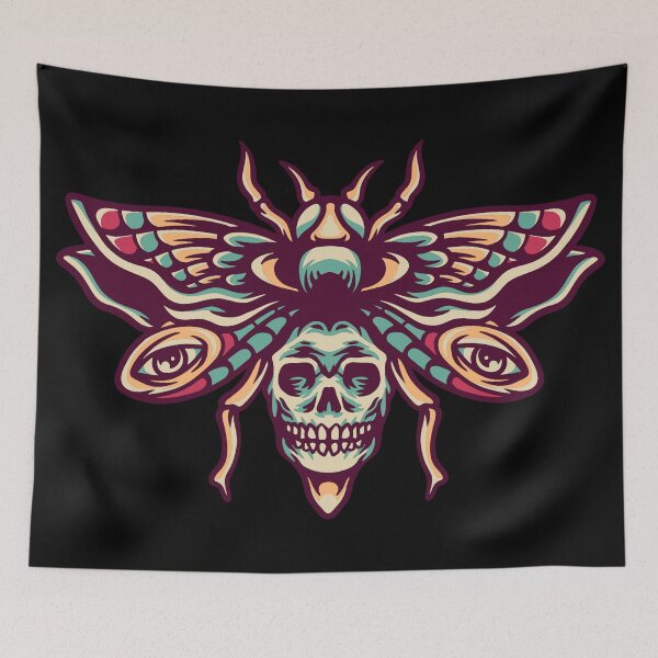 Item preview, All-Seeing Gothic Skull Fly designed and sold by AnimaliaStar.