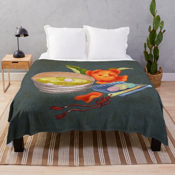 Item preview, Nature's Sip: Orange Flower on Sage Green designed and sold by QamarART Paintings.